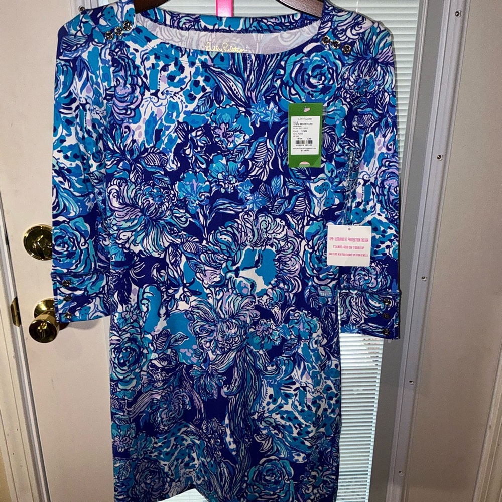 Lilly Pulitzer NWT UPF 50+ Sophie Dress Cat Call